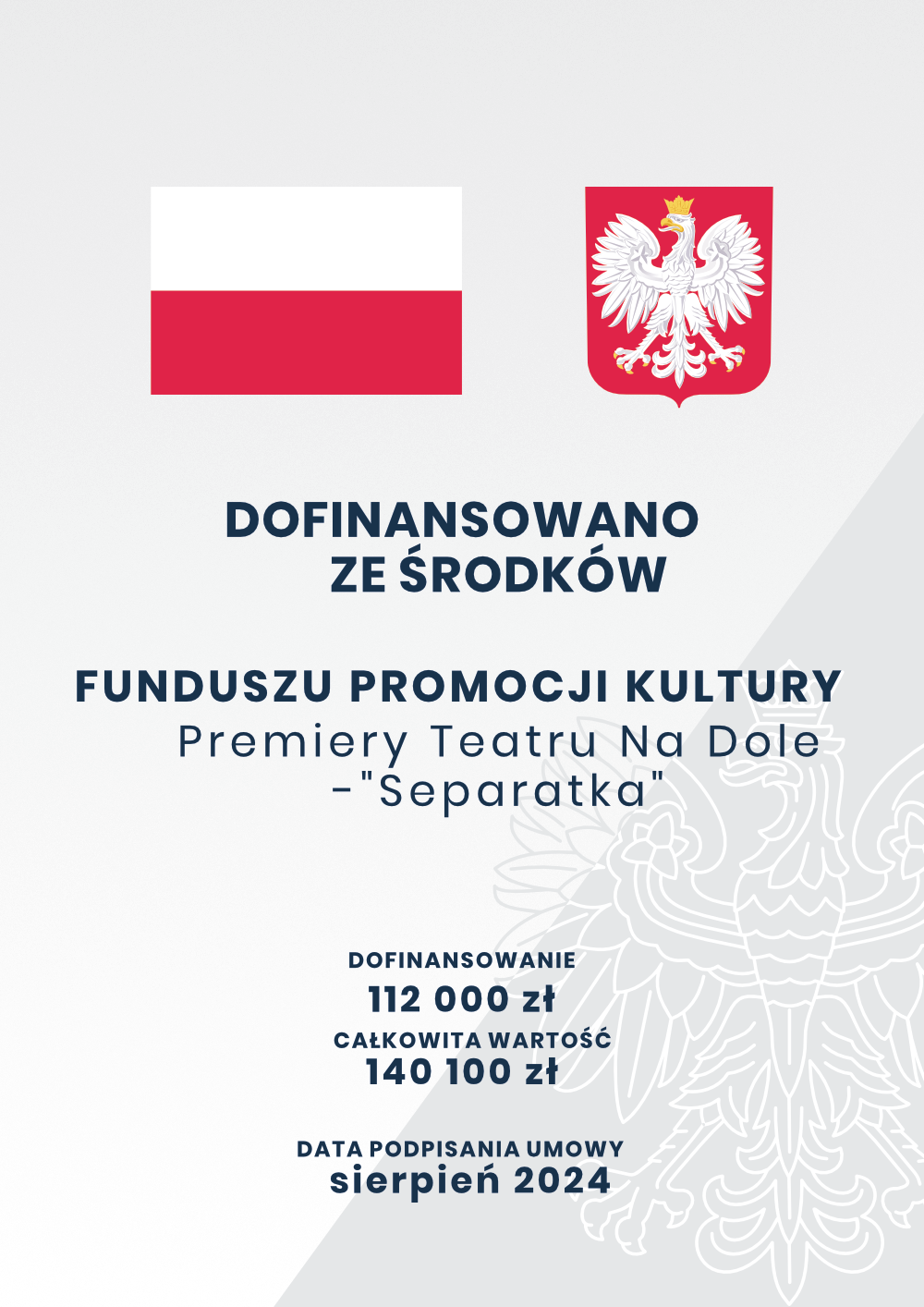 plakat fundusz celowy TND